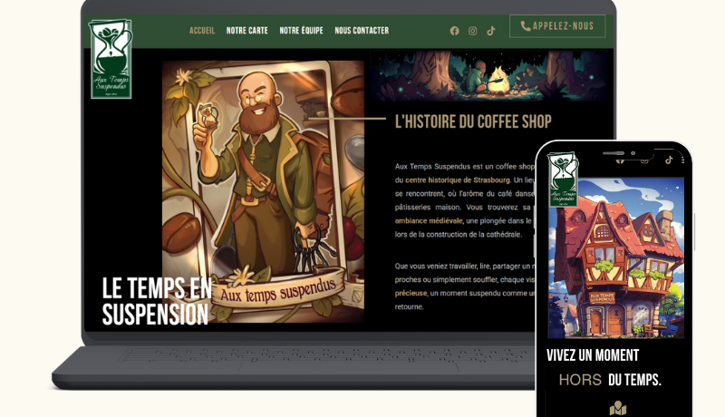 AUX TEMPS SUSPENDUS REALISATION MSWEBDESIGN